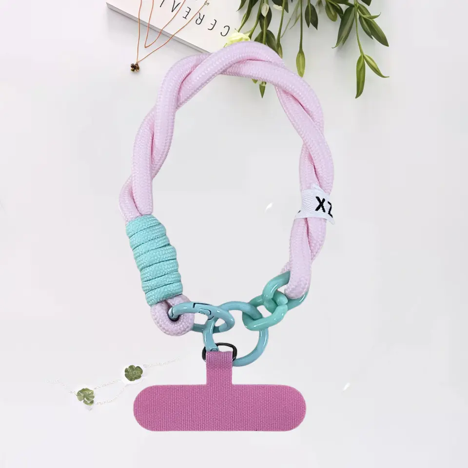 Pink + grass green