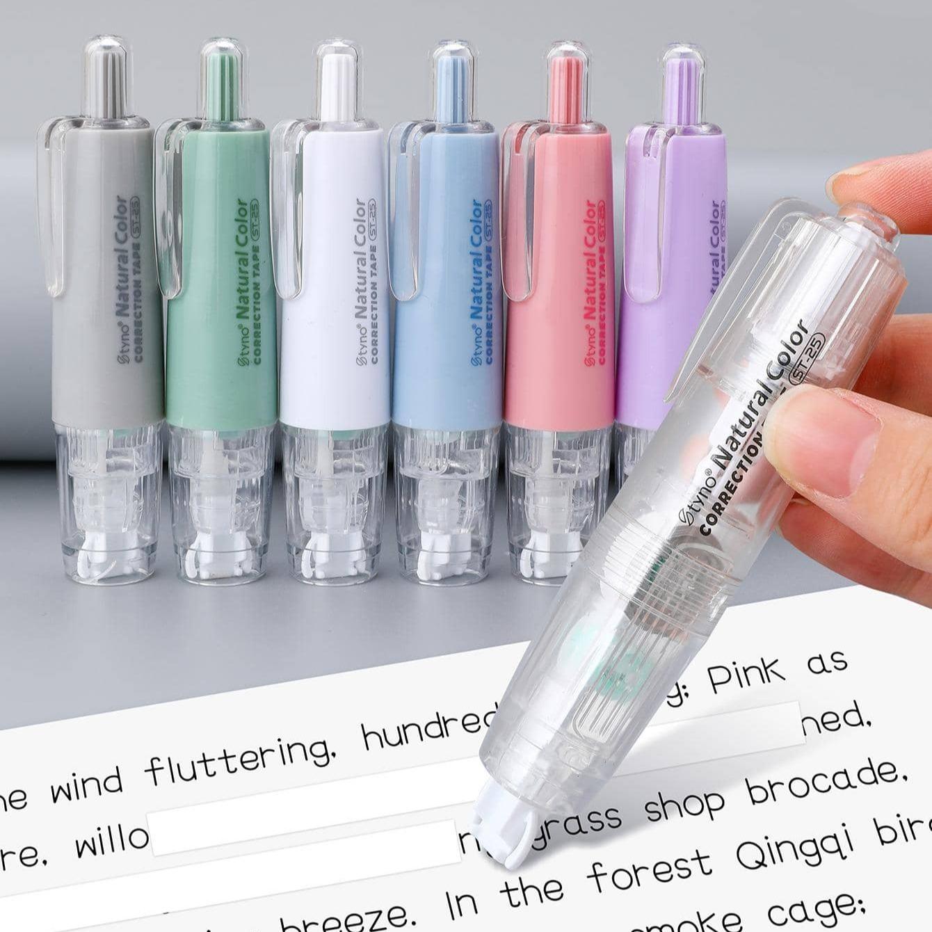 1pc Letter Graph Correction Tape, Office Multi-Purpose Eraser, School Correction Tape, Replaceable Core Four-Color Silent Eraser