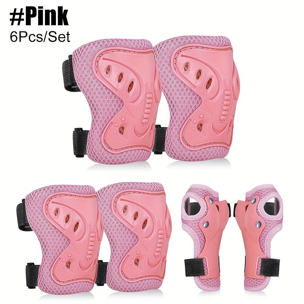 Lightweight Breathable Protective Gear Set, Knee Elbow Wrist Guards, Adjustable Velcro Design, Outdoor Safety Equipment