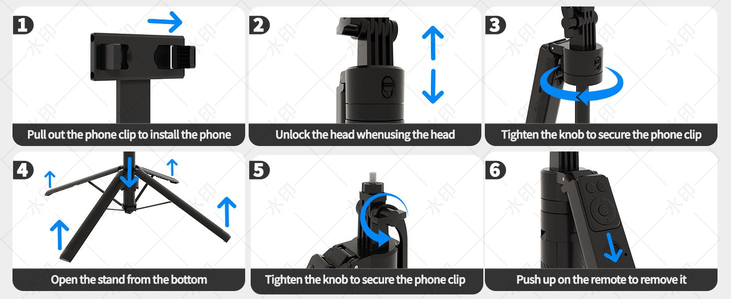 DreamPigeon VloggerPro Auto Face Tracking Selfie Stick Tripod with Fill Light, 360 Rotation & Gesture Control, 70.9" Extendable for iPhone TikTok Vlog Live Stream Video Recording