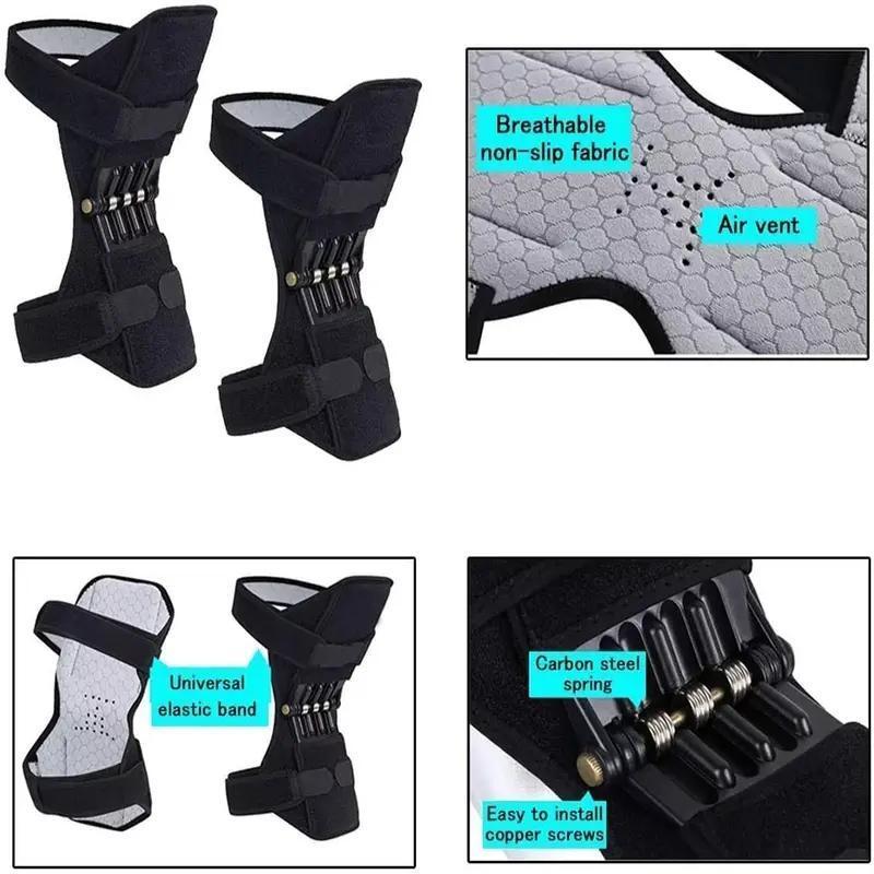 Breathable Compression Knee Support Brace, Anti-Slip Design, Sports Knee Stabilizer, Knee Strength Enhancement Aid