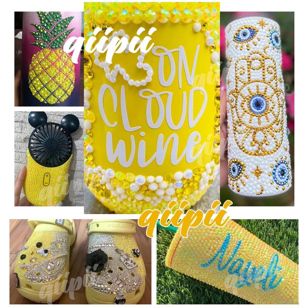 1Box 24 Color Semi-circular Jelly Rhinestones Charms 3mm Multi-colors Flatback Resin Nail Gems for Bedazzling Kit with 3Pcs 10ml B7000 Adhesive Glue Tweezers DIY Phone Case Headphones,Book Nail Decor