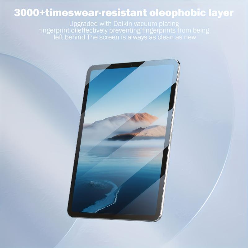 2-piece set suitable for iPad Mini 1/2/3 screen protectors, made of tempered glass material, 9H hardness, scratch resistant and drop resistant, suitable for 7.9-inch displays, device safety, seamless fit, scratch resistant shield