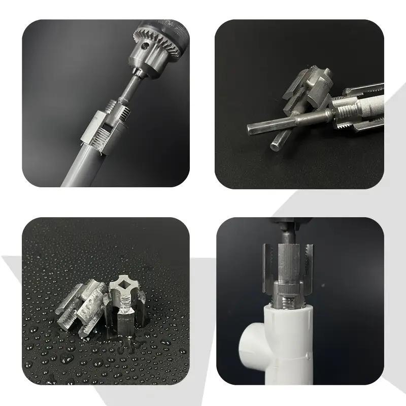 Efficient Pipe Threading Tool Set, Durable Alloy Steel Construction, Precision Internal & External Thread Cutting for PVC Ppr Pipes