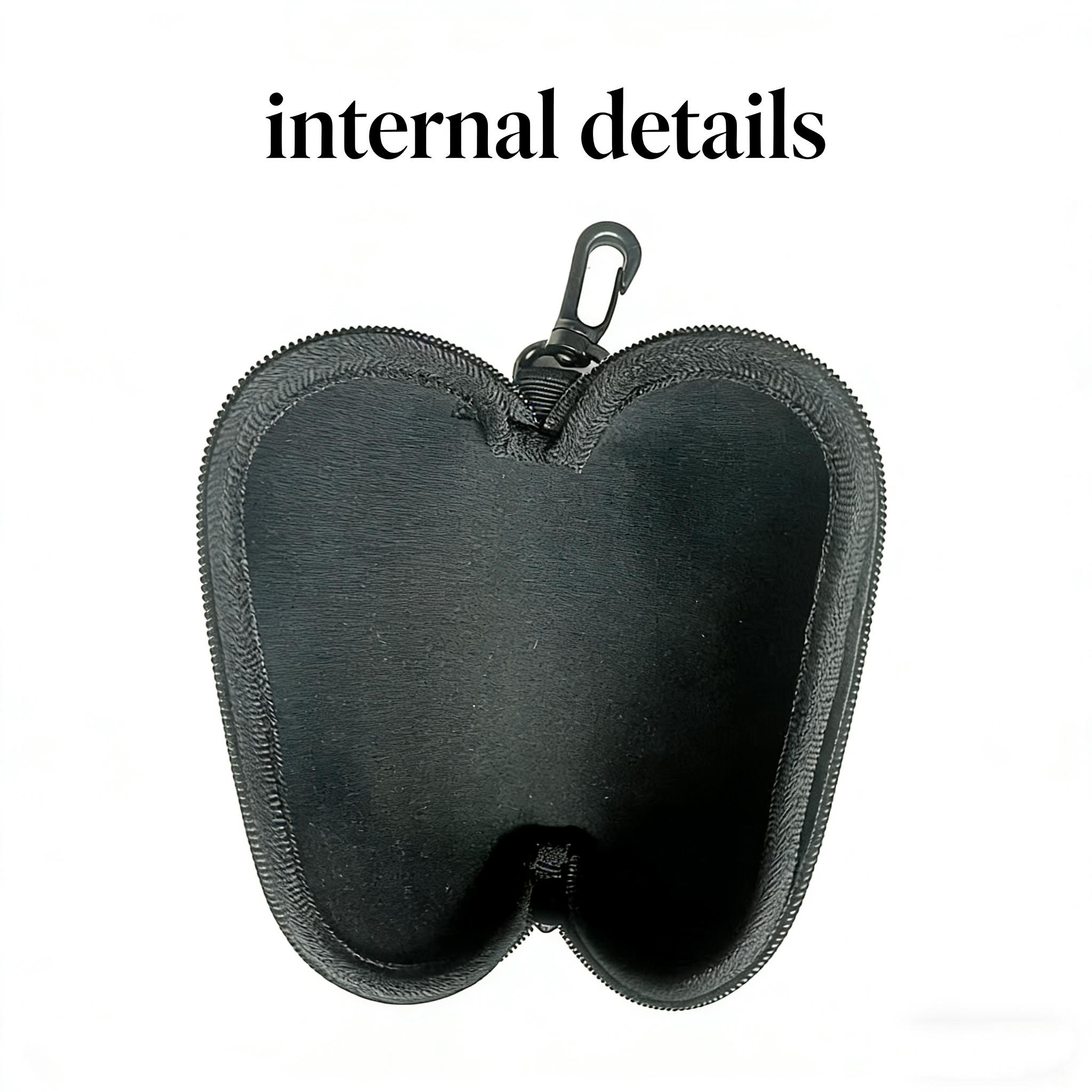 Portable Eyeglass Case, Waterproof Anti-Drop Zipper Closure, Travel and Outdoor Sports Use, Sporty Style, Universal Fit, Plain Pattern, Glasses Holder