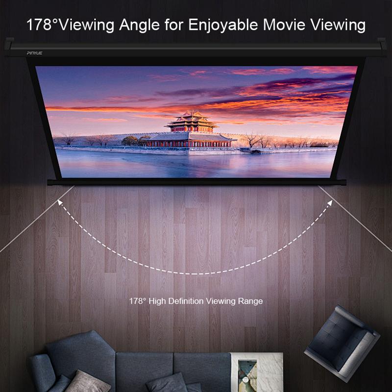 XBJ New Portable Projector, Support 4k Decoding 1080P Home Theater Video Projector Compatible with HD/USB/Smartphone/TV Box/Laptop, Home Theater, Outdoor Multifunction Projector