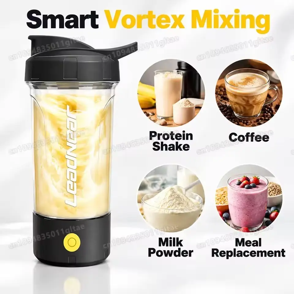 New Electric Shaker Cup 400ML Self-Stirring Smart Protein Shaker, Portable Outdoor Sports Mixer, Convenient Meal Replacement Cup