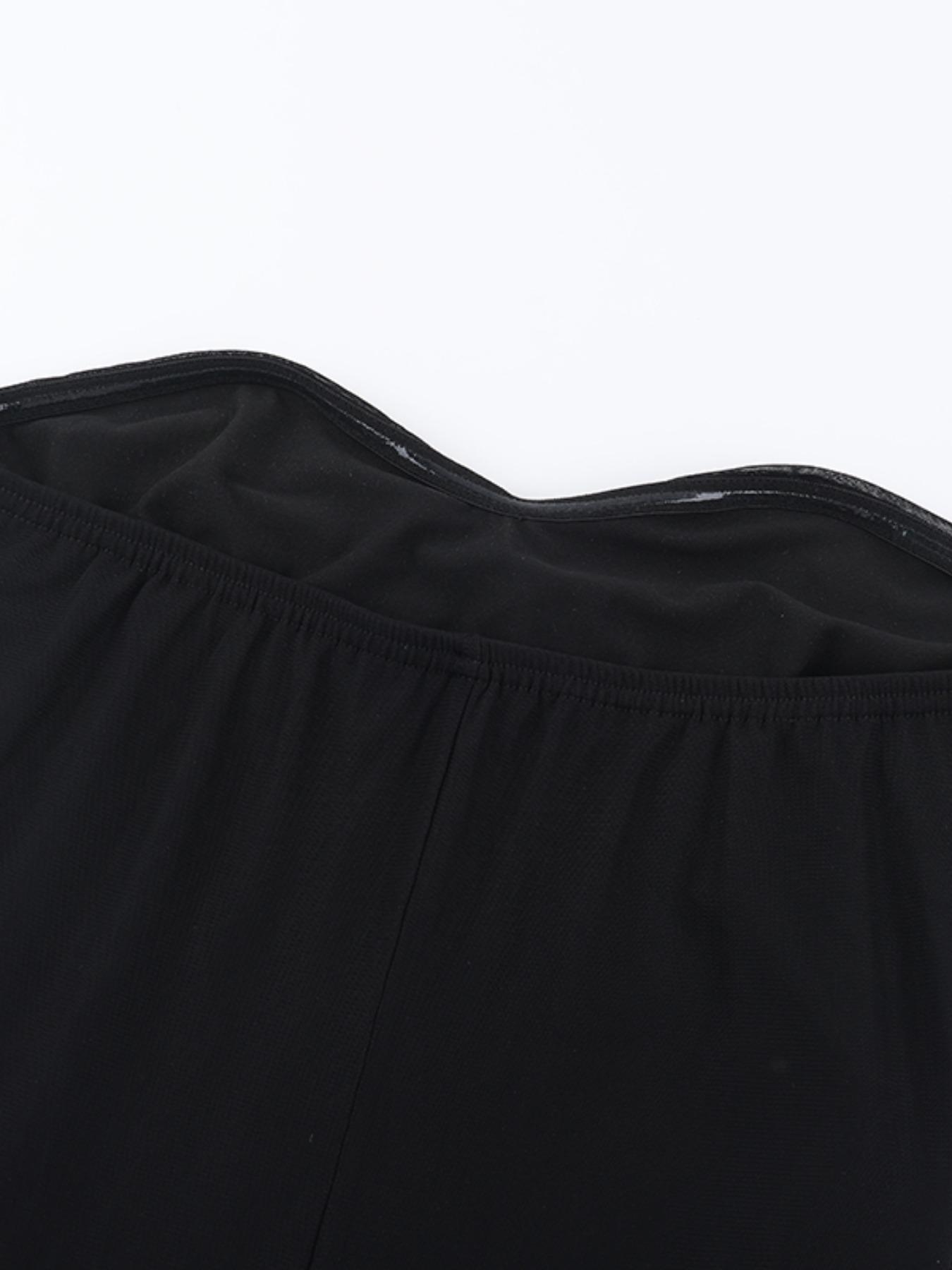 Women's off Shoulder Mesh Patchwork Dress, Elegant Twist Knot Design, Sleeveless Summer, Perfect for Parties & Casual Wear