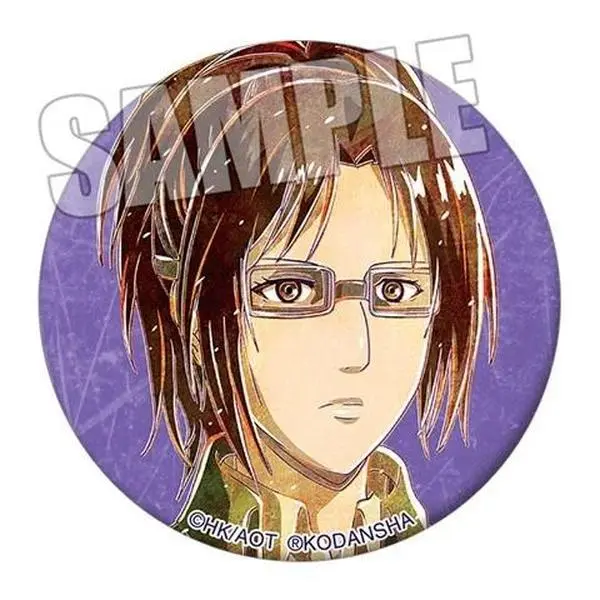 Attack on Titan Anime Badge Pin Levi Ackerman Mikasa Ackerman Hange Zoe Jean Kirstein Erwin Smith Manga Merchandise Keychain