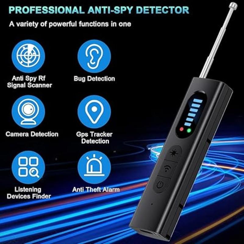 Hidden Camera Detector, GPS Tracker Detector, RF Signal Scanner, Ideal for Office, Travel, Hotel, Car, Find Hidden GPS Trackers