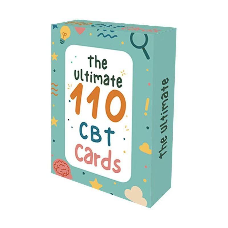 Ultimate 110-Piece Portable Note Cards, Multi-Function Study Flashcards for Journaling & Word Learning, Blank Write-On Loose-Leaf Cards