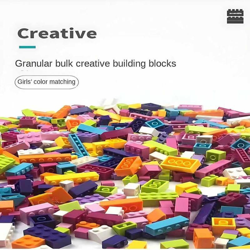 300-500 Small Particle Building Blocks Assembly Accessories Supplement Toy 13+, Educational Toys for Kids Ages 8 and Up