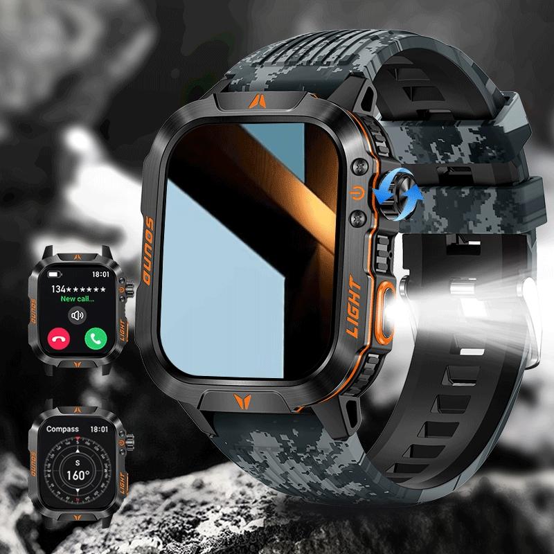 Multi-functional Smart Watch with Flashlight Compass, Fashionable Digital Watch with Heart Rate Monitoring & Sleep Tracking, Sports Watch with Multiple Sports Modes for Women & Men Multi-functional Smart Watch with Flashlight Compass, Fashionable Digital Watch with Heart Rate Monitoring & Sleep Tracking, Sports Watch with Multiple Sports Modes for Women & Men