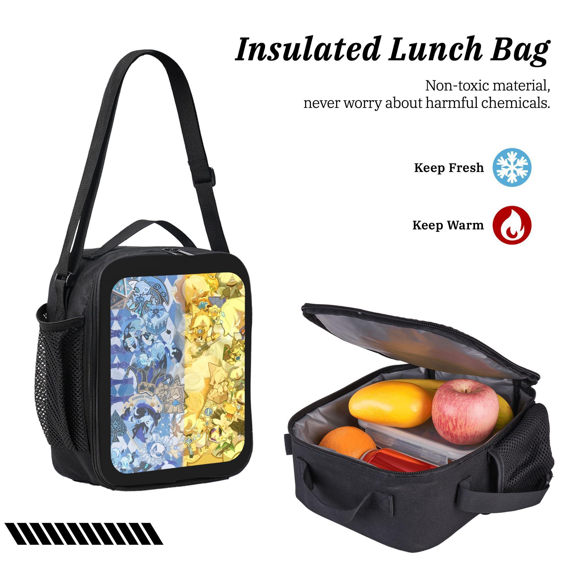 cookie run kingdom  Backpack 3PCS Set shadow milk cookie  School Bag Set ,unisex