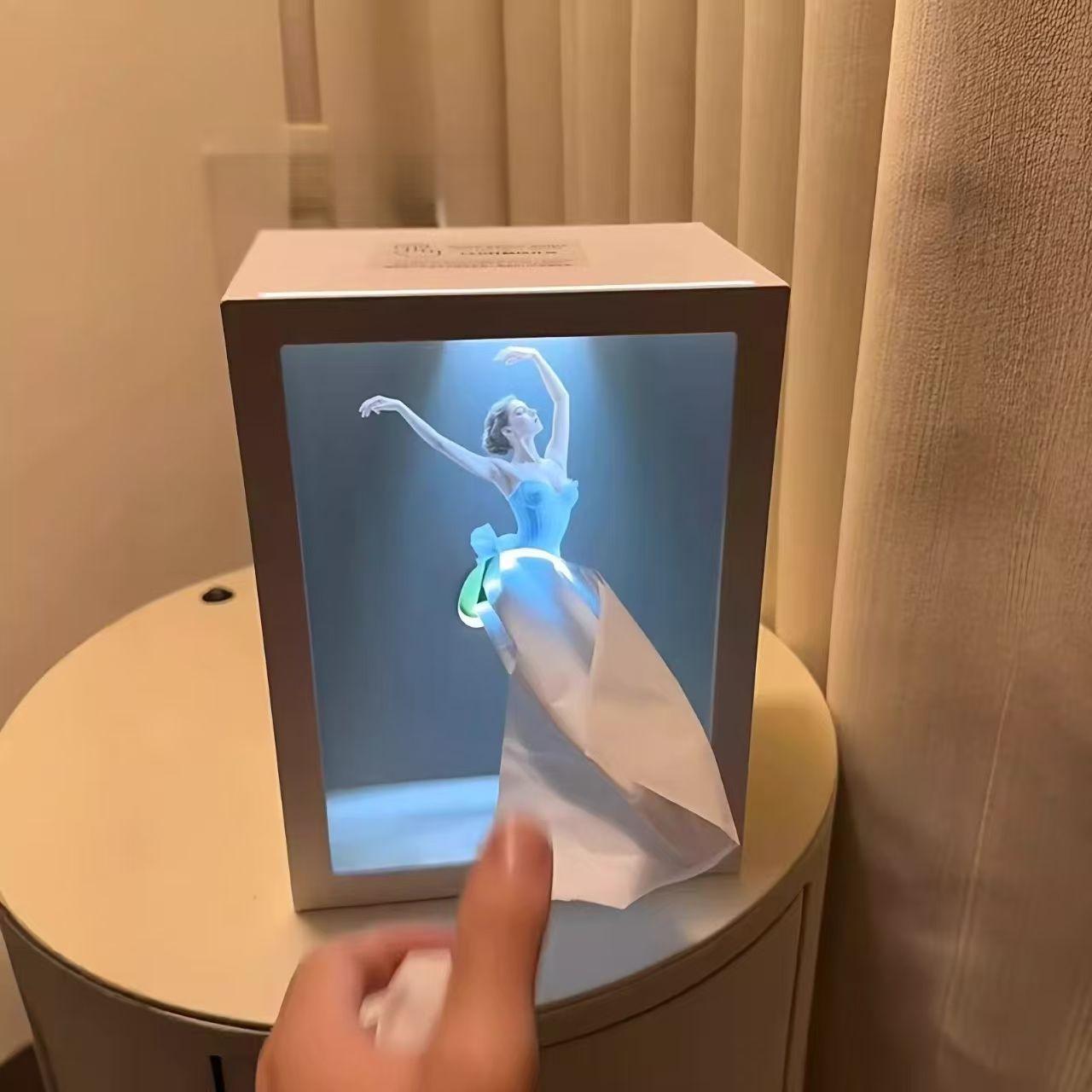 Creative Skirt-Shaped Tissue Holder with Interchangeable Patterned Lid Adorably Designed Animal-Themed Decorative Lamp Perfect for Bathrooms, Living Rooms, and Bedrooms