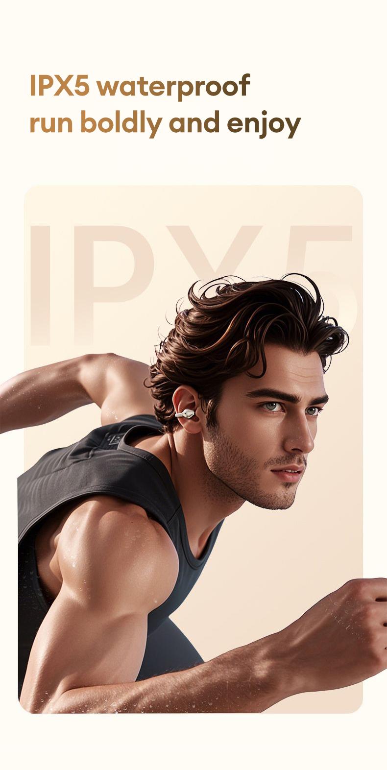 HYUNDAI Earclip C7 Clip-on Design Wireless Earphones, Upgraded Panoramic Sound Headset, Comfortable Wearing & IPX5 Waterproof Sports Earbuds for Work, Fitness HYUNDAI Earclip C7 Clip-on Design Wireless Earphones, Upgraded Panoramic Sound Headset, Comfortable Wearing & IPX5 Waterproof Sports Earbuds for Work, Fitness