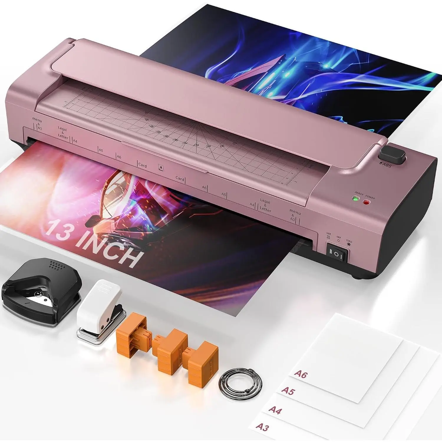 13 Inch Laminator Machine, A3 Personal Laminator Kit for Teachers