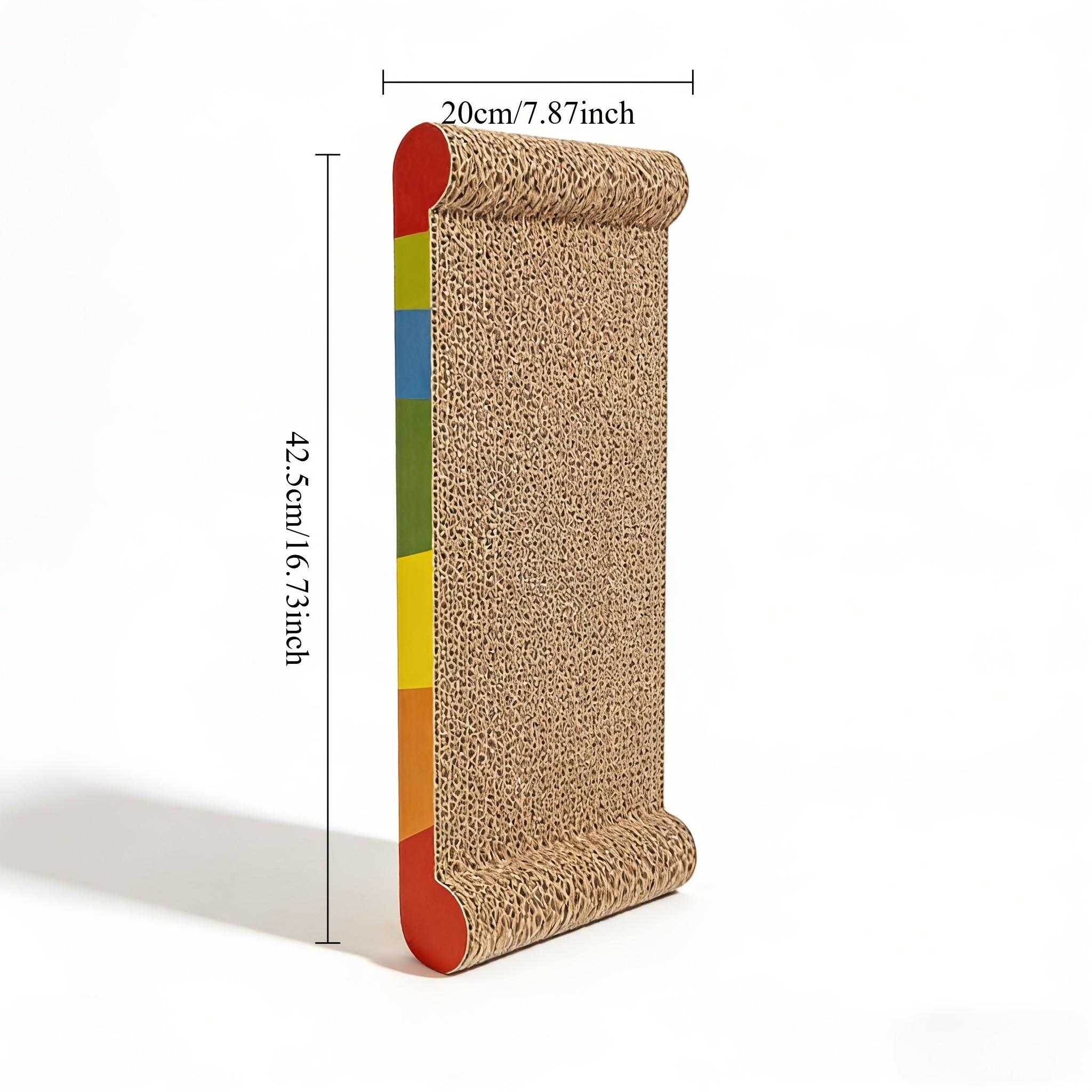 Rainbow Color Bone Cat Scratcher, Durable and Safe Design, Multi-Layer Structure, Protects Furniture, Pet Toy, Cat Scratch Pad