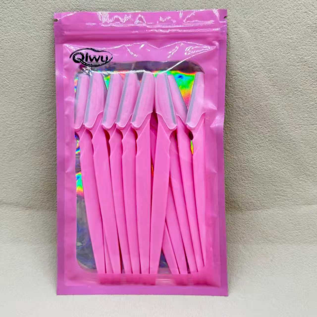 12-Piece Eyebrow Trimmer Set, Safe Packaging with Blade Protection Caps, Portable Facial Hair Removal Tool for Women, Beauty Essentials