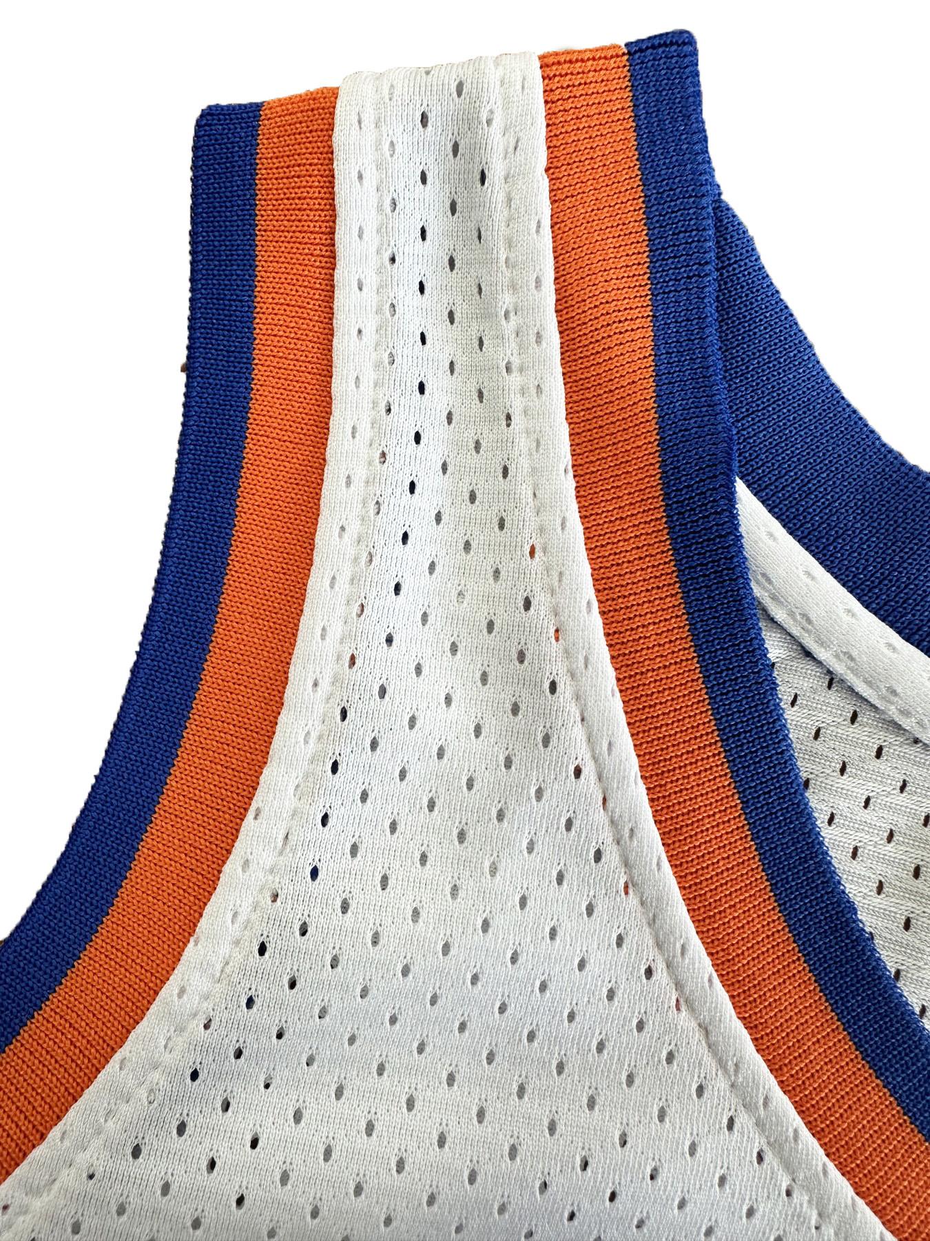 KTYSDE Premium Embroidered New York 33 Basketball Jersey, Embroidered Basketball Jerseys, Jersey Top, Sporty Sports Top, Breathable Comfortable Mesh Sports Shirt, Unisex Retro Athletic Uniform for All Occasions