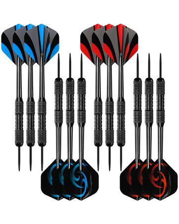 Magnetic Darts - 24 Count Plastic Wing Replacement Darts with Durable Safe Tips for Magnet Dartboard, Outdoor Games Toy for Kids