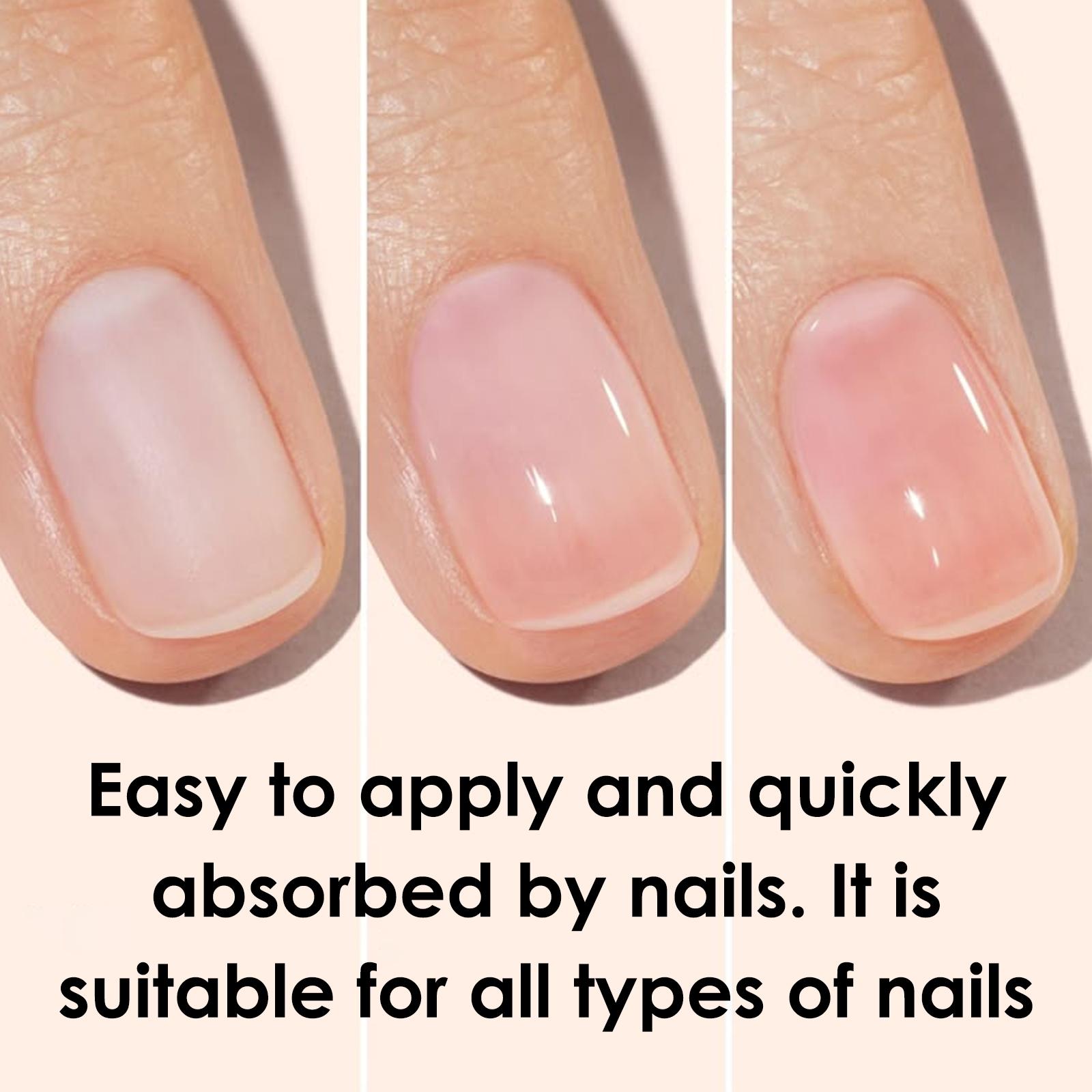 Xioimy 12ML Natural Nail Strengthener with Keratin, Super Effective Anti-Crack Care, Nourishing Healthy Nails, Fast-Drying Non-Irritating Formula