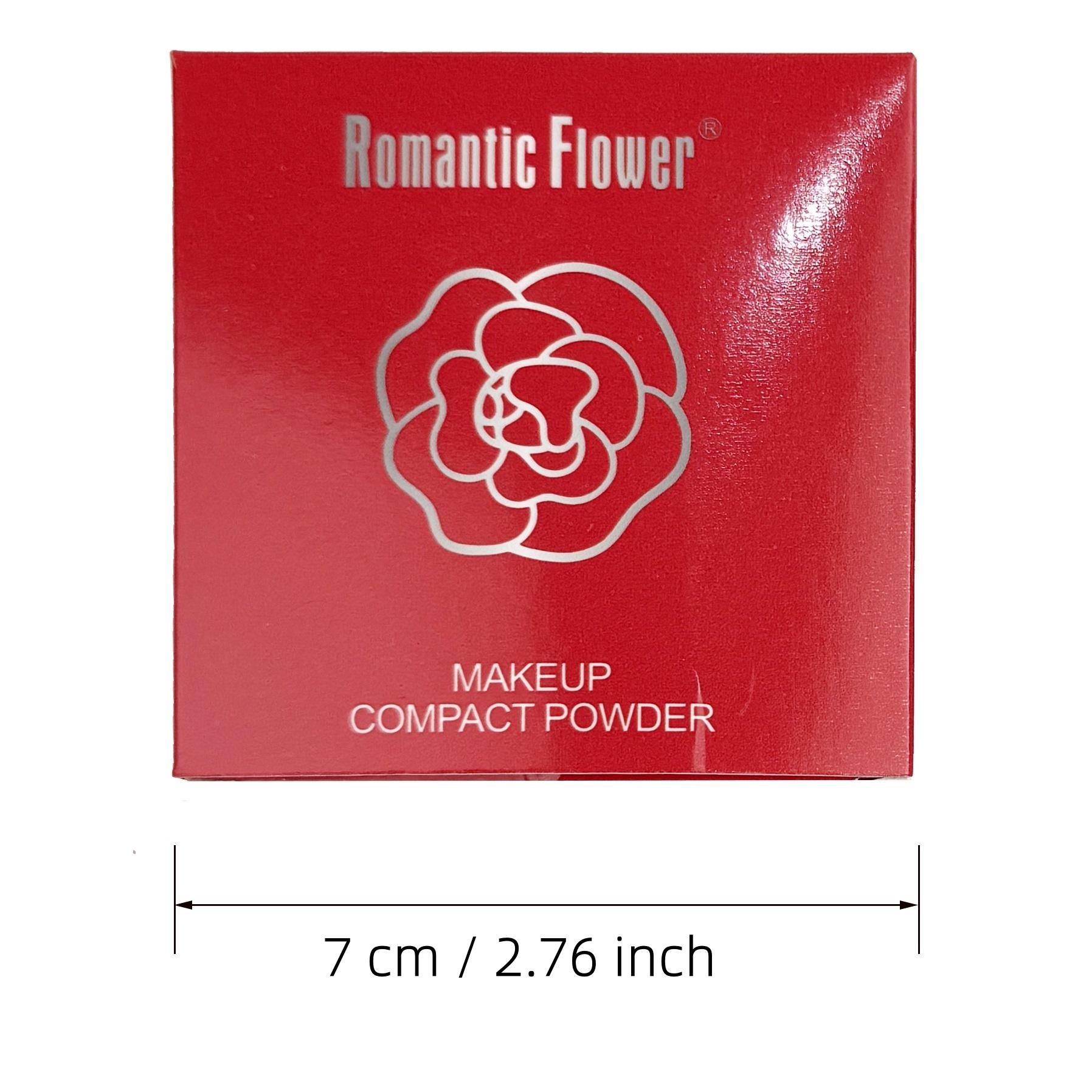 Single Layer Compact with Sponge Applicator, Concealer Contouring All-In-One Step, Natural Long-Lasting Finishing Powder, Face Pressed Powder