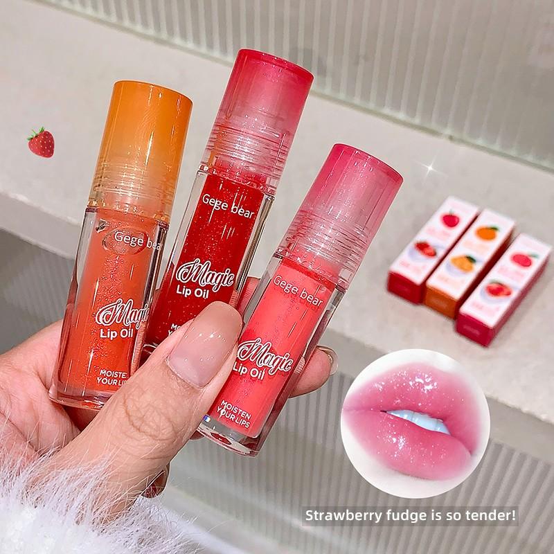6 Colors Glossy Lip Oil, Hydrating & Non-Sticky, Perfect for Parties & Special Occasions, Ideal Gift for Girls, Single Item Pack