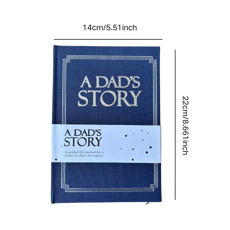 Father's Life Story Diary Hardcover Edition, Meaningful Memorial Gift, 250+ Guiding Questions, Perfect for Father's Day Birthday Christmas