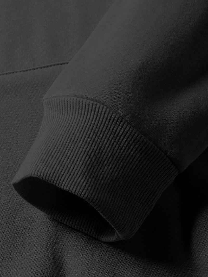 Hypemode Plus Size Set, Simple Casual Hoodie and Jogger Pants, Loose Fit, Drawstring Design, Pockets, Long Sleeve, Fall & Winter