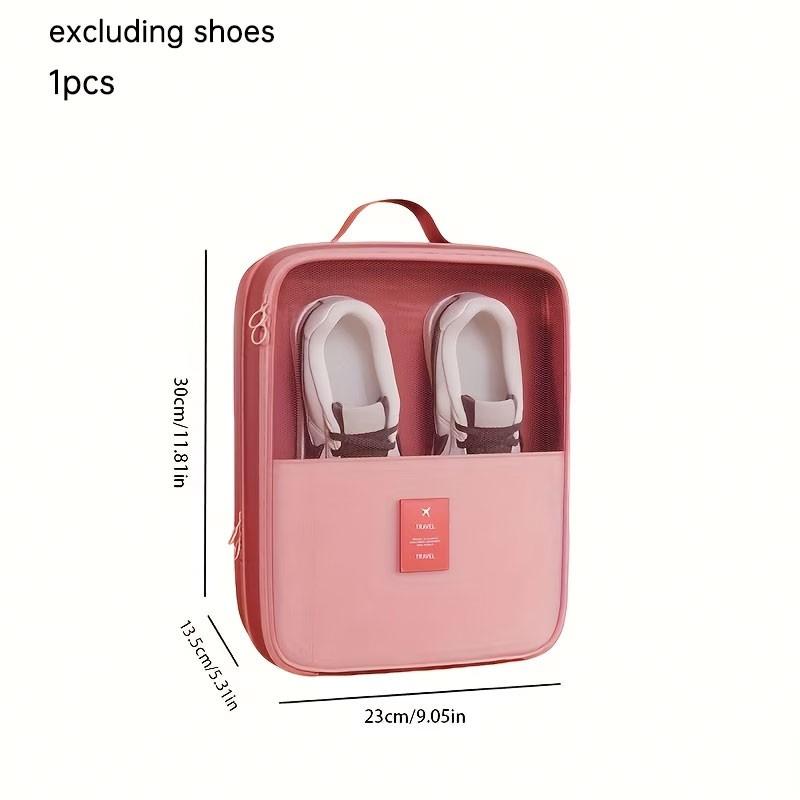 High Capacity Travel Shoe Bag, Holds 3 Pairs of Shoes, Durable Dust-Proof Breathable Storage, Comfort Handle, Ideal for Travel, Travel Organizer Bags