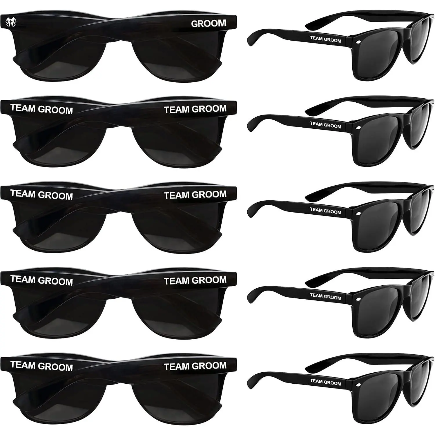 10PCS Wedding Sunglasses Bachelor Party Favors Groomsmen Gifts for Groom, Team Groom(Gift)