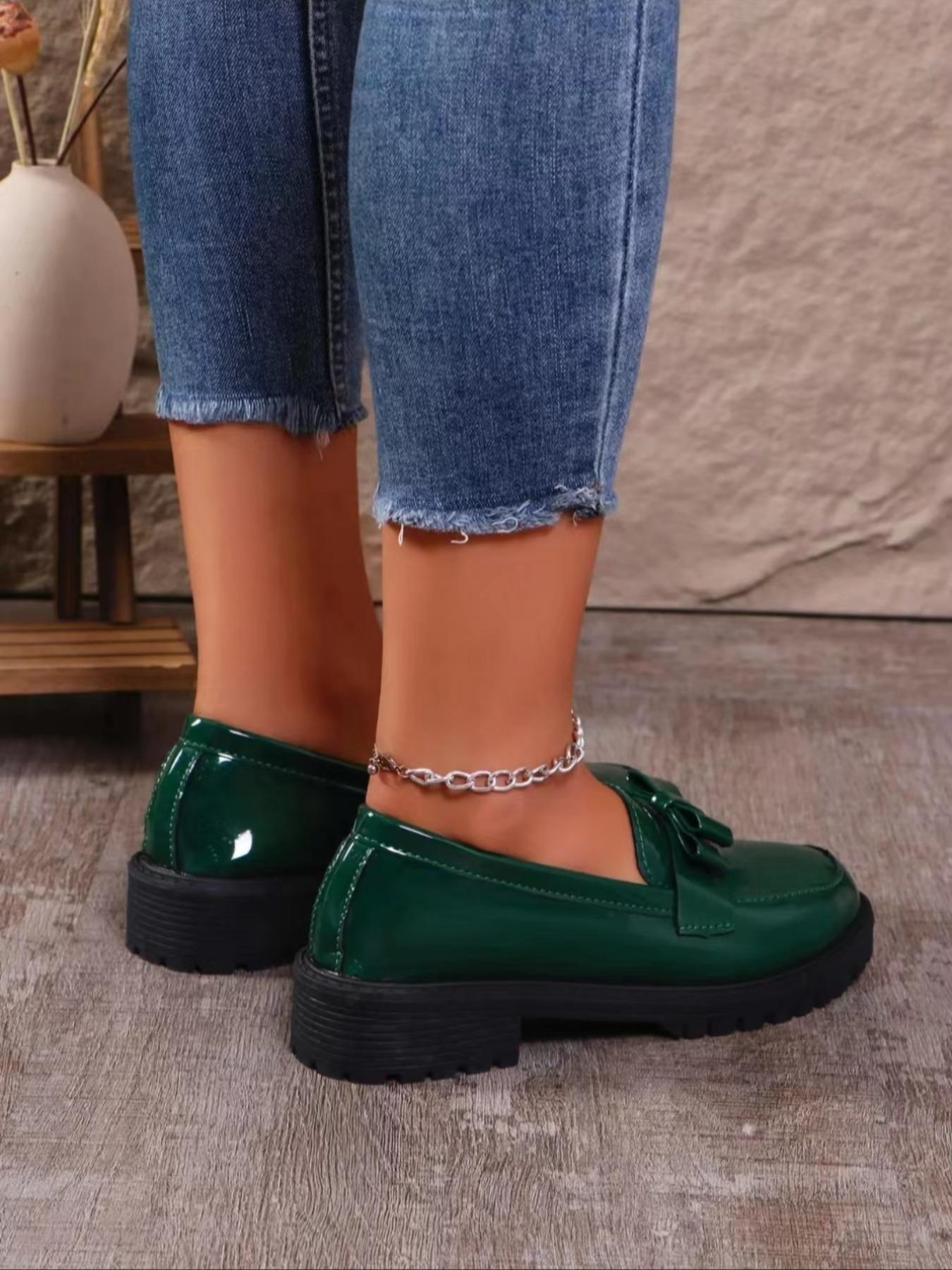 Women's Fashionable Bow Decorated Mary Jane Shoes, Casual Comfortable Lightweight Platform Shoes for Daily Wear, Perfect for Students and Outdoor, Bowknot Design Shoes