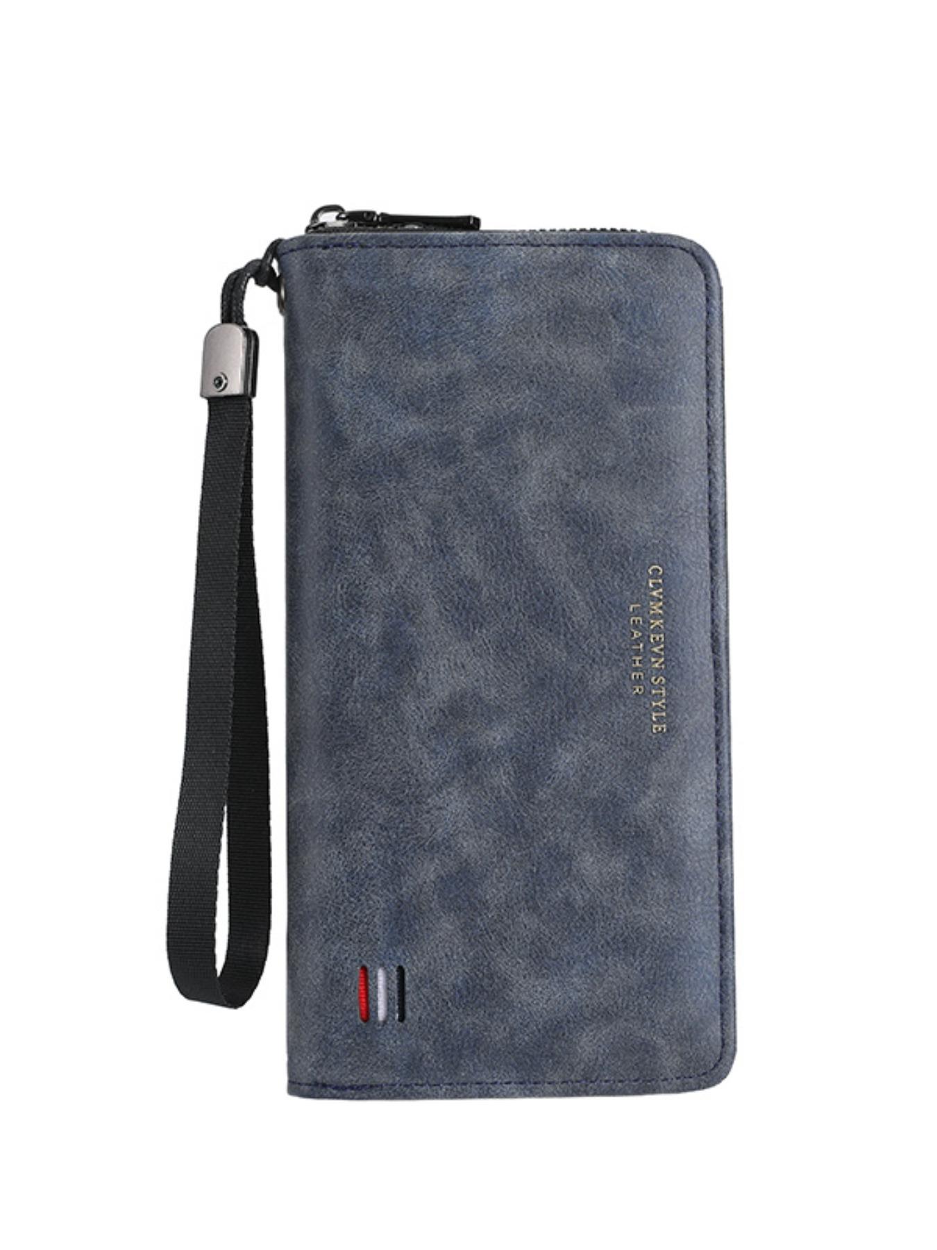 Men's Business Solid Color Long Wallet, Fashionable Zipper Wallet for Daily Used, Casual Trendy Versatile High-quality Daily Wallet, Business Wallets