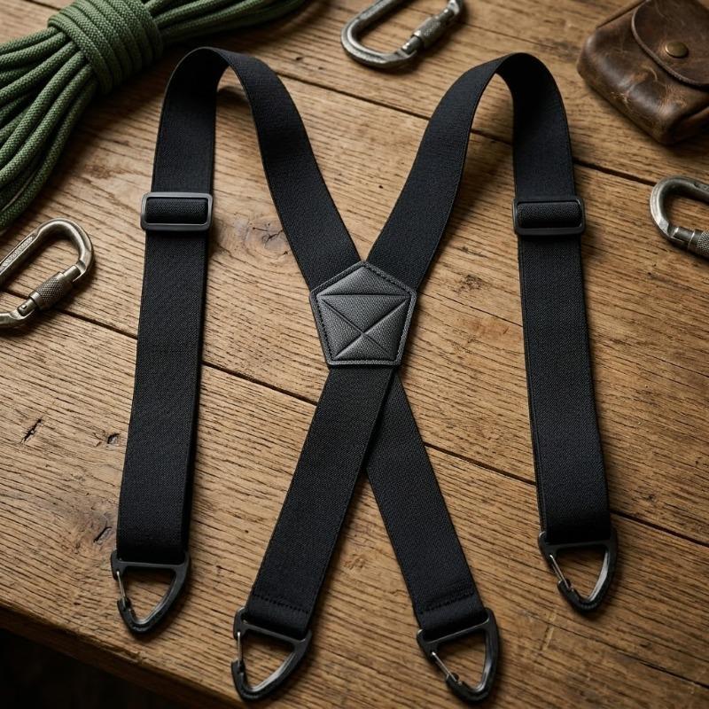 3.8cm X-shaped hidden back sling clothing heavy-duty work sling unisex