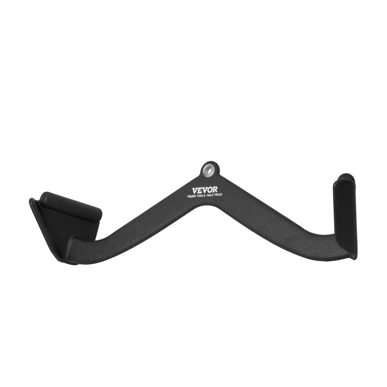 【FathersDayGift】VEVOR LAT Pulldown Attachment, Cable Machine Rowing V-bar Attachment, Tricep Pull Down Bar, Back Strength Training Rubber Coated Handle Grip, Bicep Curl Tricep Lat Pulldown Bar for Home Gym Fitness