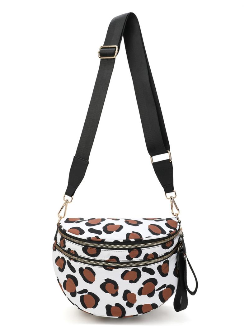 Valentine's Day Plaid Waist Pack, Checkered Fanny Pack, Multi-Layer Wide Shoulder Strap, Casual Fashion Commuter Crossbody Bag