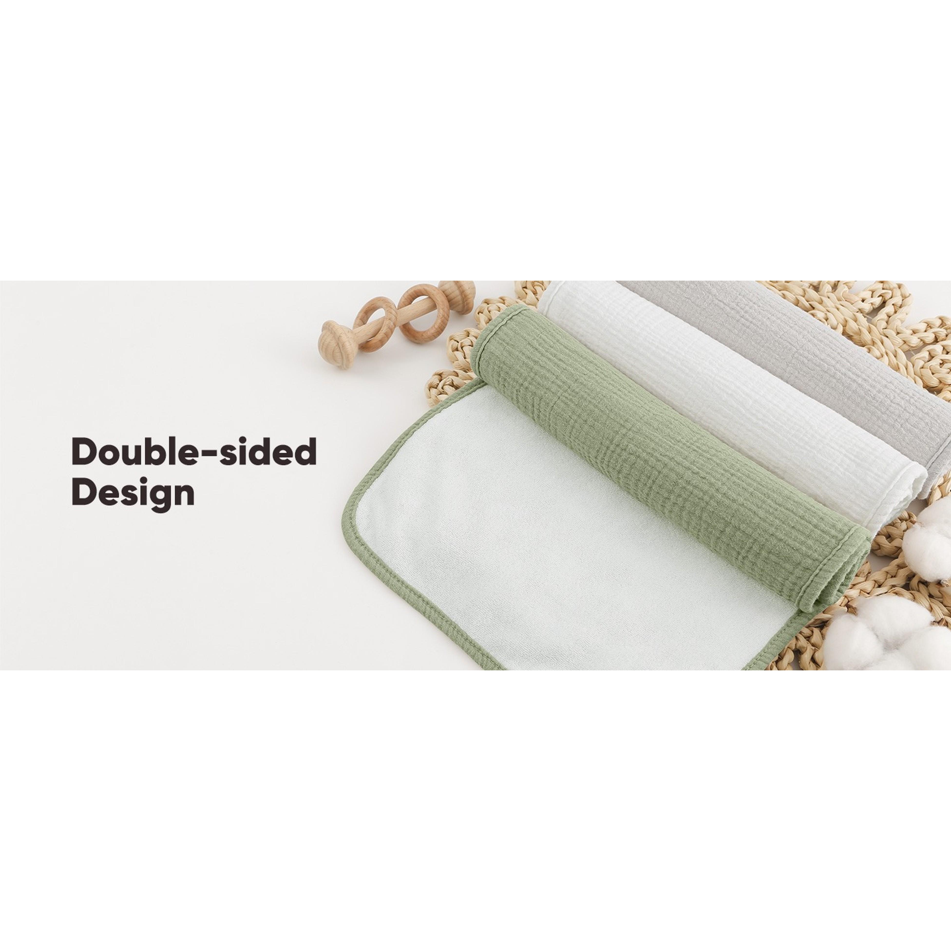 Muslin Burp Cloths, 100% Cotton Baby Burping Cloths, Large Extra Soft Absorbent for Unisex Newborn Boys and Girls, 20x10in, 6 PackGift Muslin Burp Cloths, 100% Cotton Baby Burping Cloths, Large Extra Soft Absorbent for Unisex Newborn Boys and Girls, 20x10in, 6 PackGift