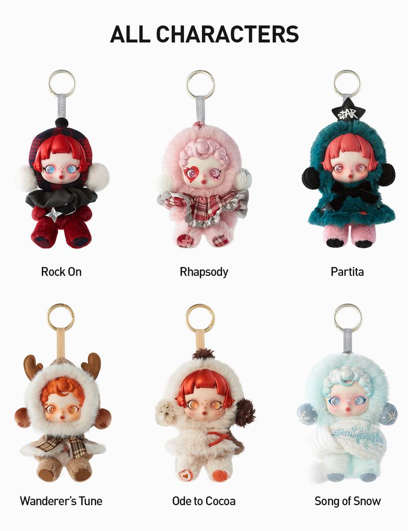 POP MART SKULLPANDA Winter Symphony Series Plush, Blind Box, Mystery Box