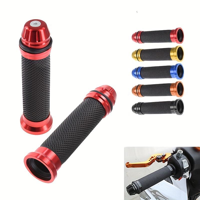 Motorcycle Dirt Bike Rubber Handle Grip Pedal Biker Scooter Handlebar Grips Modified General Purpose for 2.2cm Motorcycles