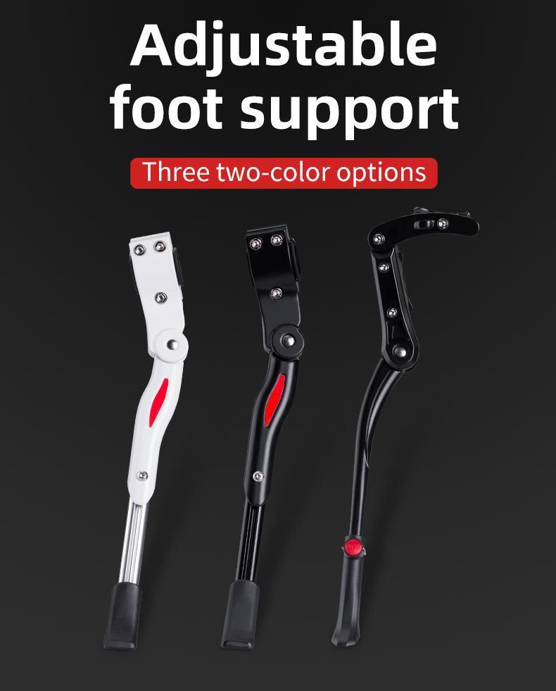 ROCKBROS Bike Kickstand for Mountain Bike Bicycle Kickstand Adults 24 inch to 28 inch Adjustable Bike Side Stand