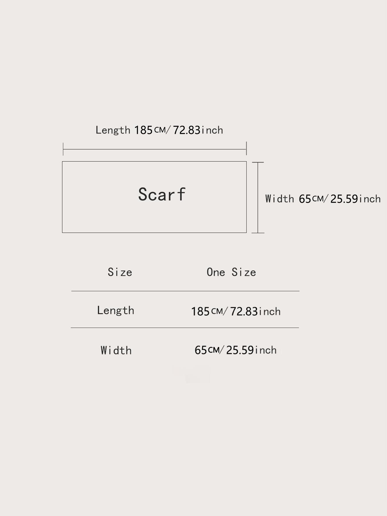 Floral Print Tasseled Shawl, Soft Warm Long Scarf for Women & Men, Fashion Wrap Scarf for Daily Wear