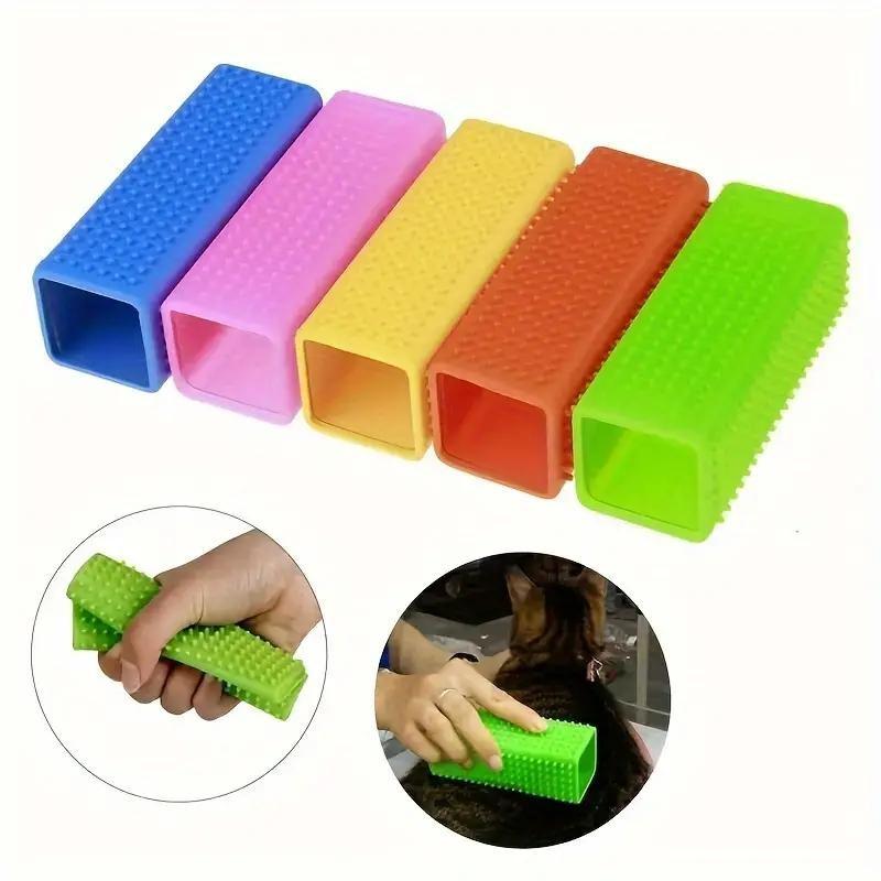 Silicone Pet Hair Remover Roller for Cars, Furniture, and Carpets, Textured Dog and Cat Hair Brush, Ideal for Sofas and Vacuum Cleaners, Pet Grooming