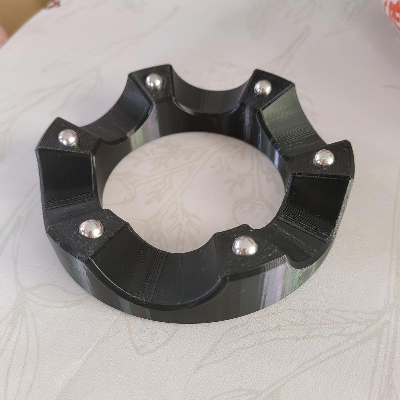 1 bowling rotating bracket, 360 smooth rotating cup holder, with easy-to-use multi-angle grip, suitable for general accessories of bowling, achieving the best performance, cleaning and polishing effect.