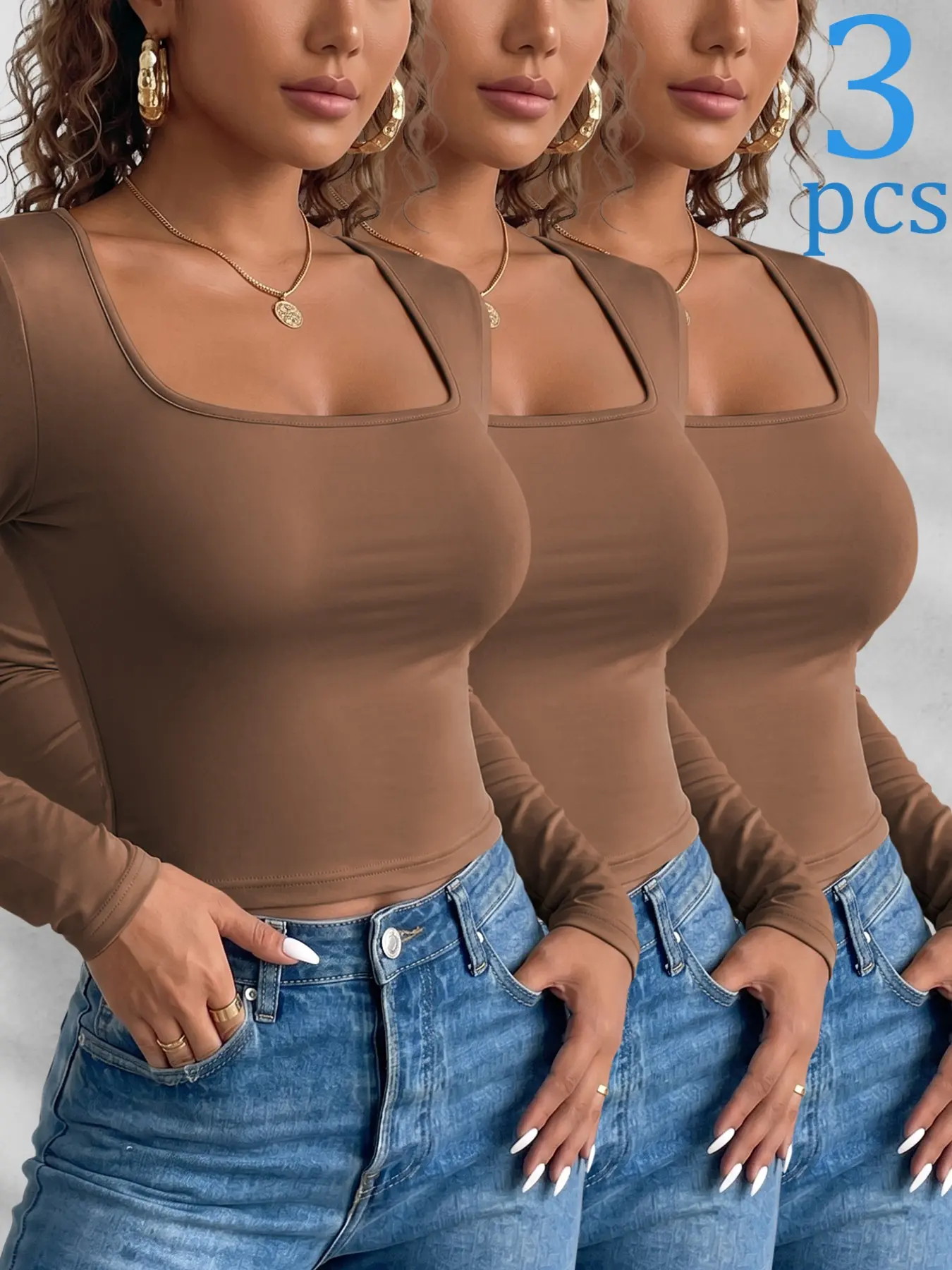 Coffee Brown + Coffee Brown + Coffee Brown
