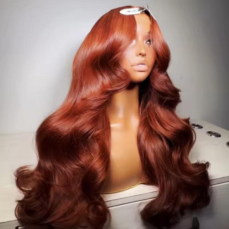 BLING HAIR Reddish Brown HD Lace Front Human Hair Wig PrePlucked 13x4 Colored Human Hair 13x6 Lace Front Wigs Body Wave Wig TikTokShopHolidayHaul