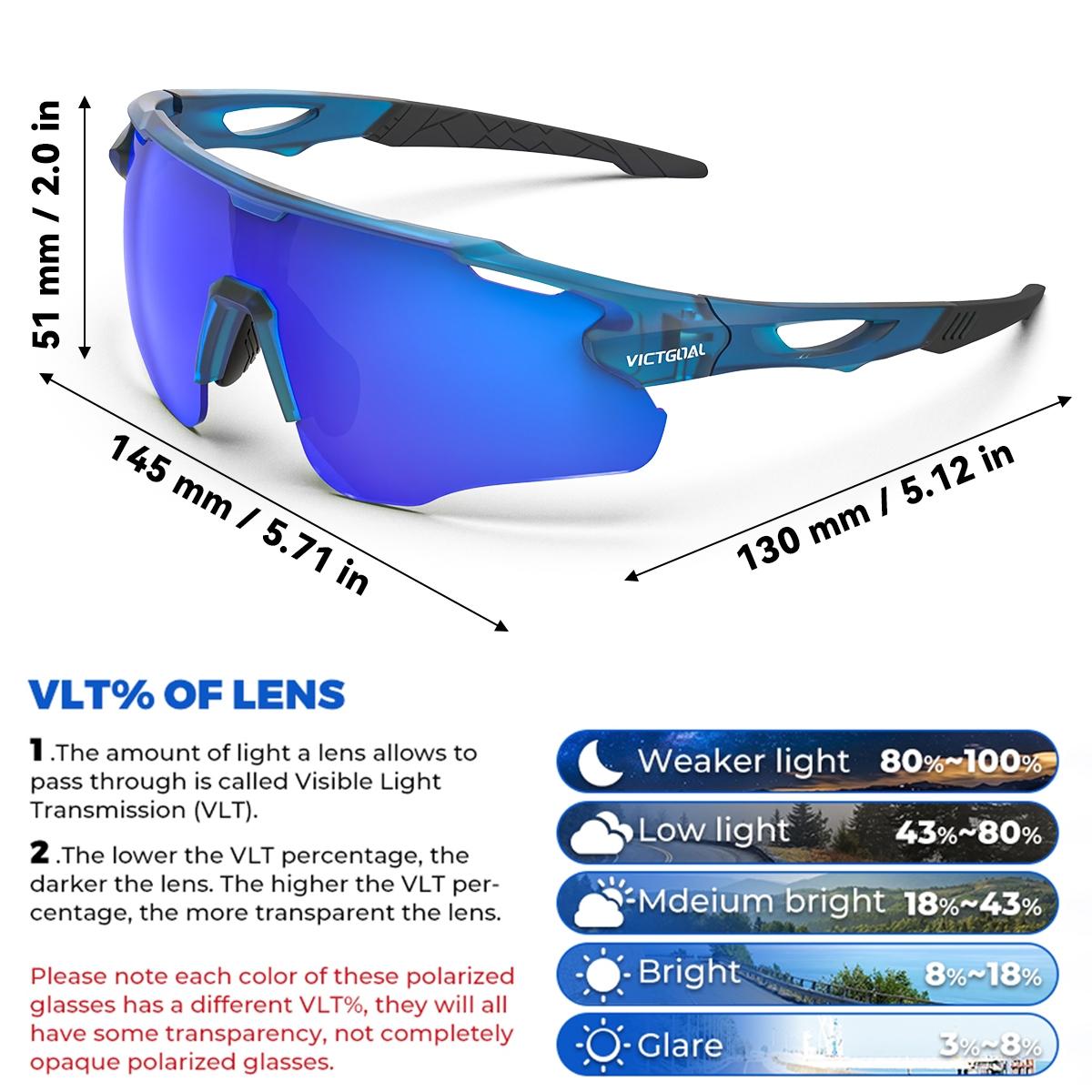 Polarized Sunglasses, 1 Count Outdoor Cycling Sports UV400 Protection Lightweight Eyewear, MTB Mountain Road Bicycle Fishing Jogging Driving Riding Glasses, Outdoor Cycling Accessories