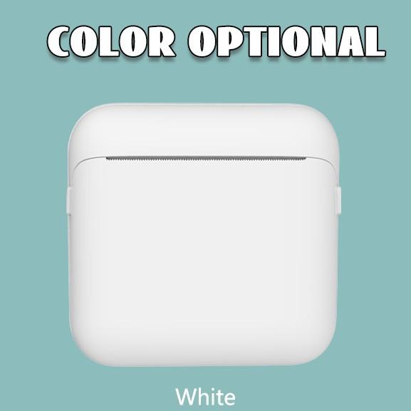 New macaron-colored inkless thermal printer, compact and lightweight mini printer