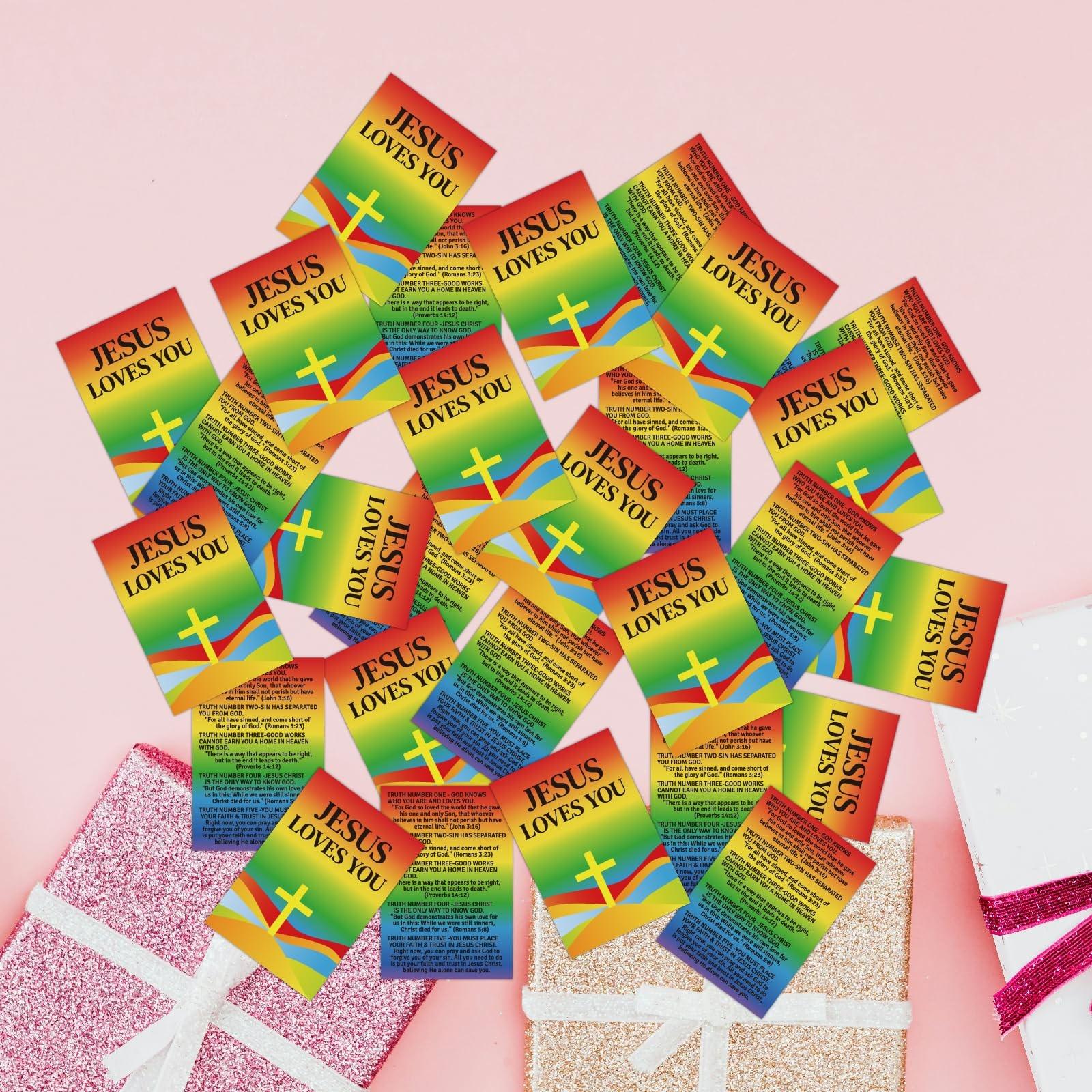 Christian Valentine Card Gospel Booklet, Religious Saint Valentine Roman Road Salvation Booklet, Catholic Prayer Bible Card (jesus Loves You)