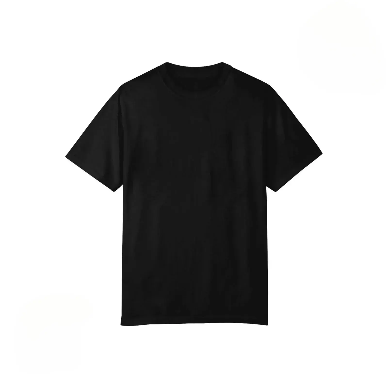  Solid  Black T-shirt